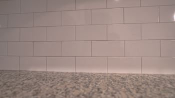 Subway Tile Backsplash in Kitchen
